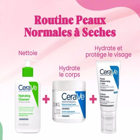 ROUTINE CERAVE POUR LES PEAUX NORMALES A SECHES