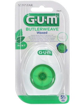 GUM fil dentaire cire menthol 55m 1855