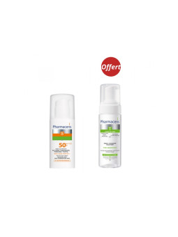 Pharmaceris S Ecran Peau Grasse + Mousse Nettoyante 150ml