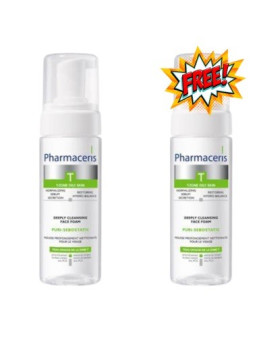PHARMACERIS t puri-sebostatic mousse nettoyante 150ml 1+1 GRATUIT