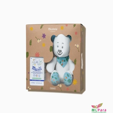 MUSTELA Coffret Musti unisexe Eau de Soin Parfumée 50ml avec Doudou offert