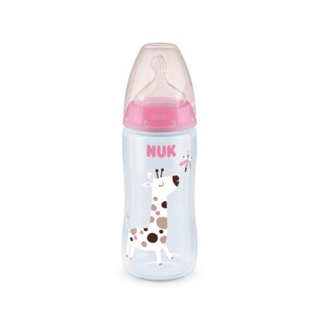 NUK BIBERON PLASTIQUE TEMPERATURE 300 ML 0-6 mois
