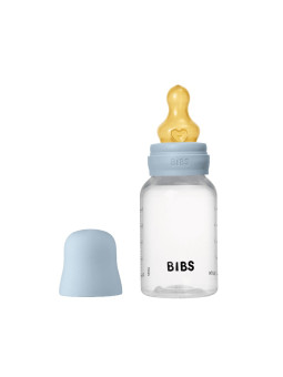 BIBS biberon latex 150ml /slow flow-blue 87