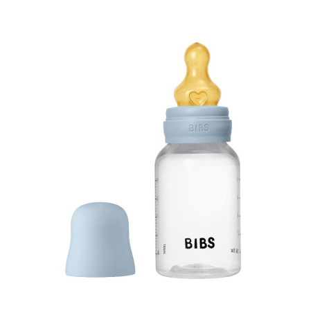BIBS biberon latex 150ml /slow flow-blue 87