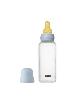 BIBS biberon latex 270ml /medium flow-blue 89