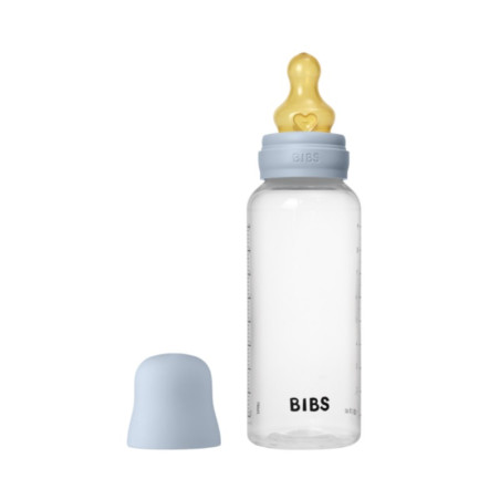 BIBS biberon latex 270ml /medium flow-blue 89