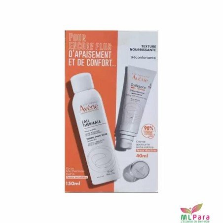 AVENE COFFRET CONTROLE TOLERANCE CREME APAISANTE 40ML+EAU THERMALE 150ML (OFFERT)