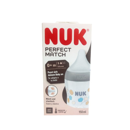 NUK BIBERON PERFECT MATCH PP S   ANTI COLIC 0M+ 150ML