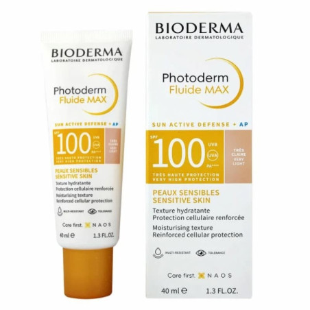 BIODERMA photoderm max creme teinte claire spf 100, 40ml