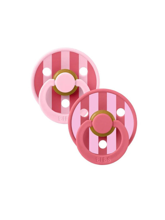 BIBS NATURAL RUBBER Lot de 2 Taille 1 (0+ mois)