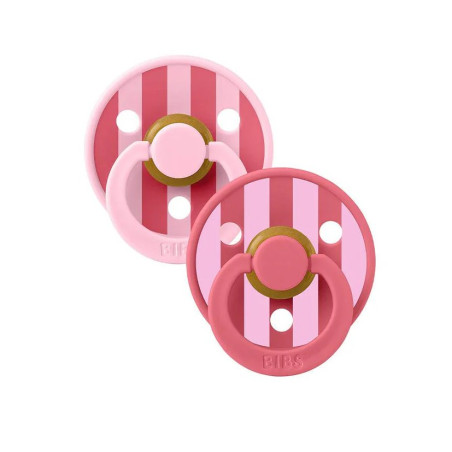 BIBS NATURAL RUBBER Lot de 2 Taille 1 (0+ mois)