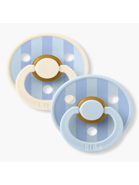 BIBS SUCETTE COLOUR NATURAL RUBBER BLUE DUSTY...