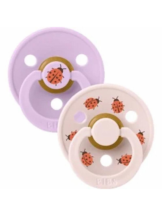 BIBS NATURAL RUBBER Lot de 2 Taille 1 (0+ mois)