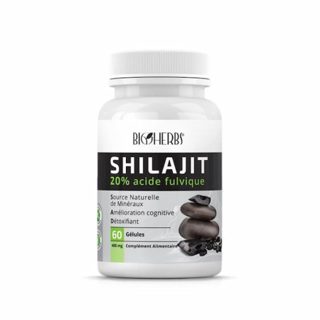 BIOHERBS - SHILAJIT  60gélules
