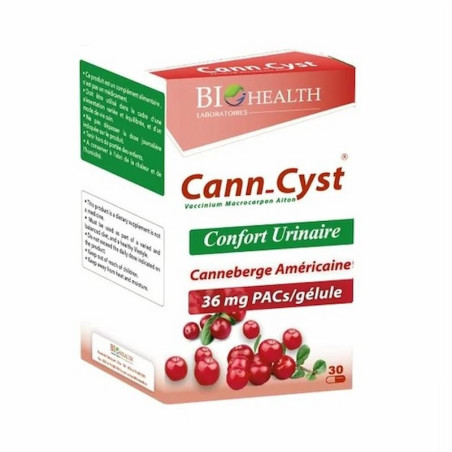 BIOHEALTH CANN-CYST CONFORT URINAIRE BT 30 GELULES