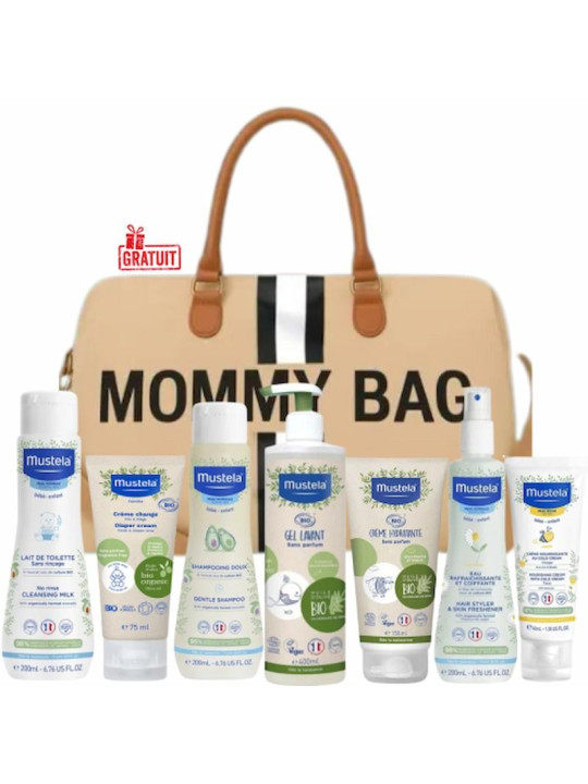 MUSTELA SAC MATERNITE MOMMY BAG 7 PRODUITS