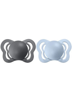BIBS 1 SUCETTE CLOUD STEEL BLUE SIZE 1