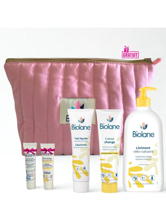 Pack Soins Bébé Biolane + Trousse Offerte