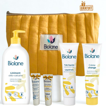 Pack Soins Bébé Biolane + Trousse Offerte