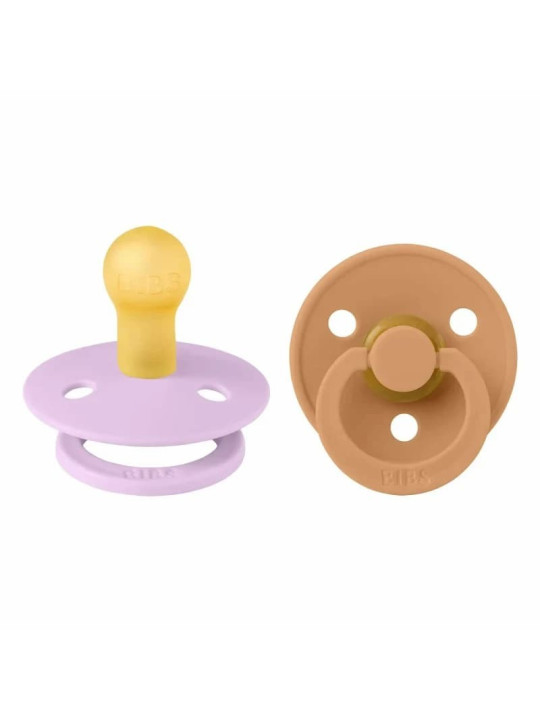 BIBS NATURAL RUBBER Lot de 2 Taille 1 (0+ mois)