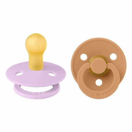 BIBS NATURAL RUBBER Lot de 2 Taille 1 (0+ mois)