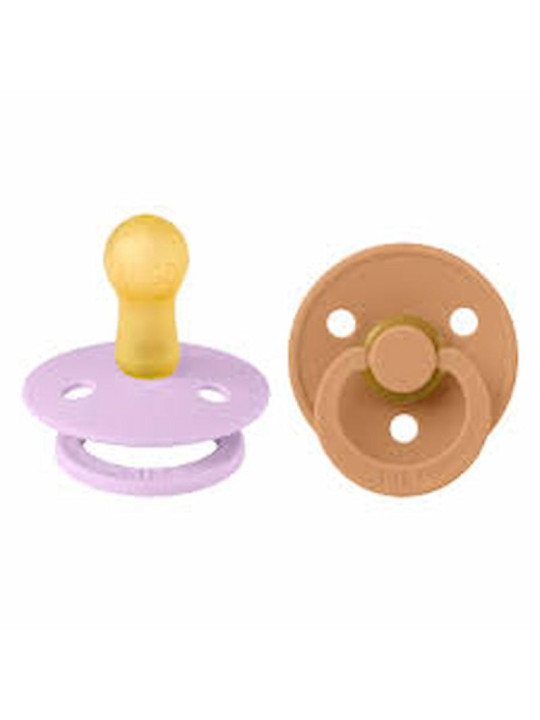 BIBS NATURAL RUBBER Lot de 2 Taille 2 (6+ mois)