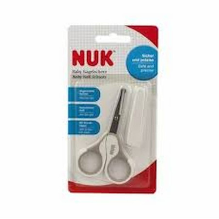 NUK CISEAUX BOUT ROND ( ROSE / BLEU / GRIS / VERT )