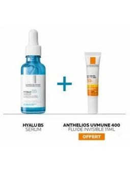 LA ROCHE POSAY COFFRET HYALU B5 SERUM + UVMUNE 400 Fluide...