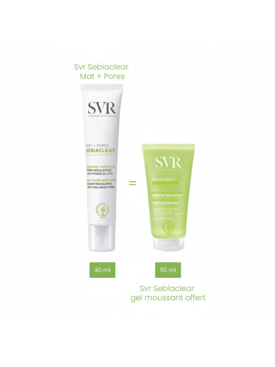 SVR COFFRET SEBIACLEAR MAT+PORES + SEBIACLEAR...
