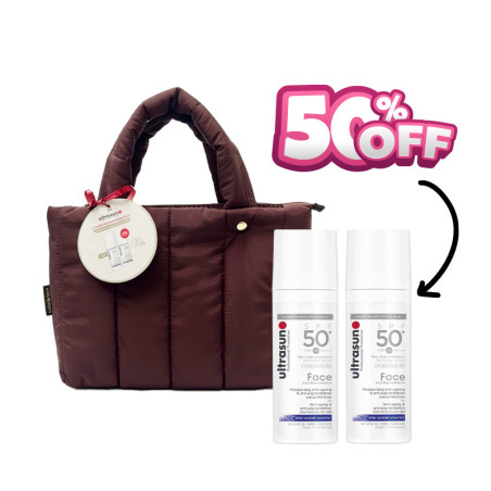 ULTRASUN TROUSSE MATELASSE MARRON ANTI-AGE ANTI-TACHE SPF50+