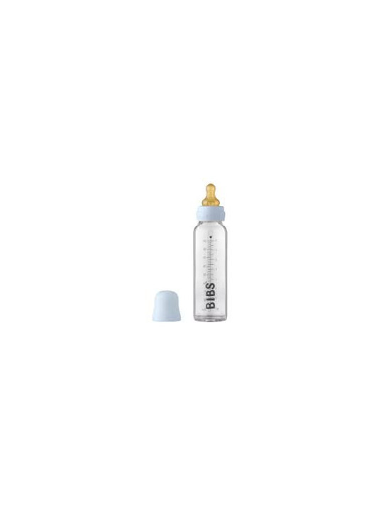 Biberon en Verre BIBS Baby Blue 225 ml