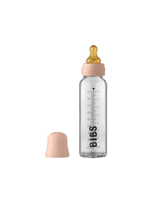 Biberon en Verre BIBS Baby ROSE 225 ml