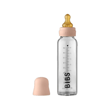 Biberon en Verre BIBS Baby ROSE 225 ml