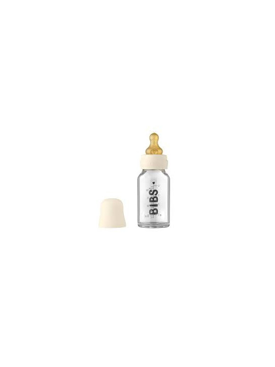 BIBERON EN VERRE BIBS IVORY 110ML