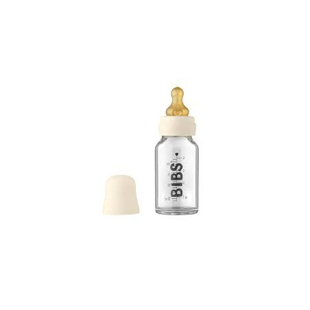 BIBERON EN VERRE BIBS IVORY 110ML