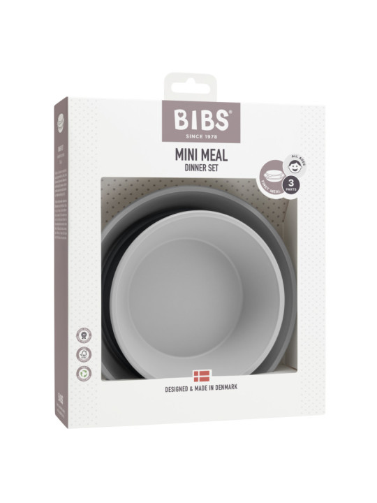 BIBS SET ASSIETTE ET BOL CLOUD 3PCS