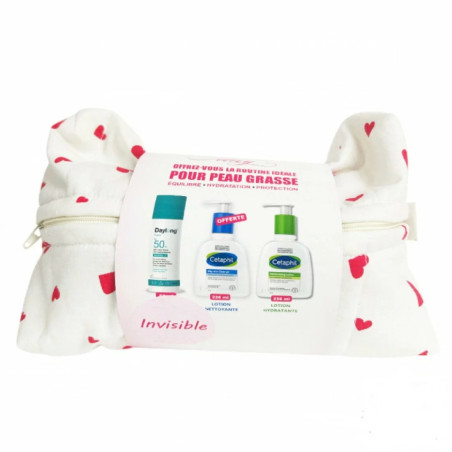TROUSSE DAYLONG FACE SENSITIVE SPF50+ FLUIDE TEINTE+ CETAPHIL LOTION HYDRATANTE + Lotion Nettoyante OFFERTE