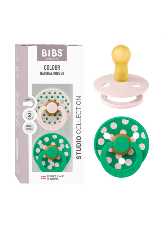 BIBS 02 SUCETTES COLOUR NATURAL PETAL CACTUS...