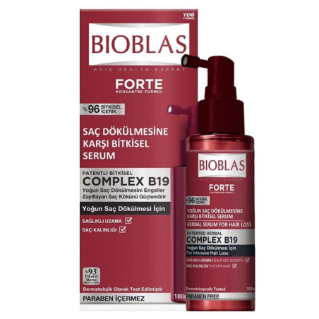 BIOBLAS SERUM FORTE ANTI-CHUTE COMPLEX B19 100ML