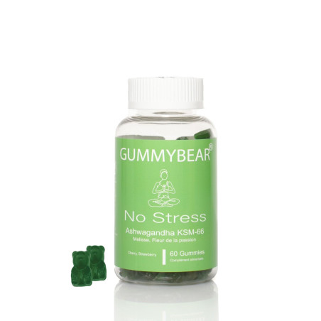 GUMMYBEAR NO STRESS GUMMIES B/60