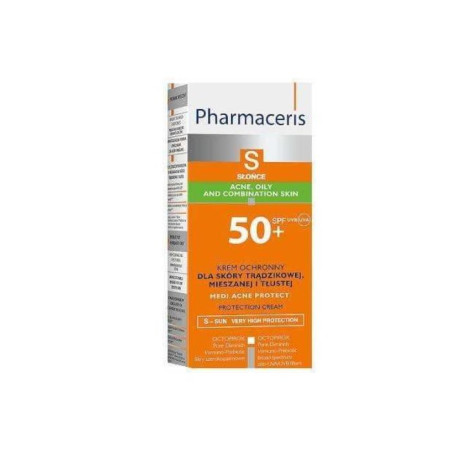 PHARMACERIS S SUN PEAUX A IMPERFECTIONS MEDI ACNE PROTECT 50ML