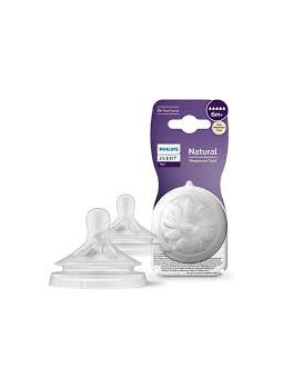 AVENT 2 TETINE NATURAL 6M+ SCF 956/02