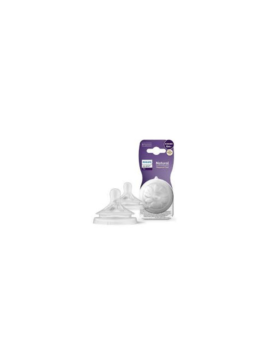 AVENT 2 TETINE NATURAL 1M+ SCF 963/02
