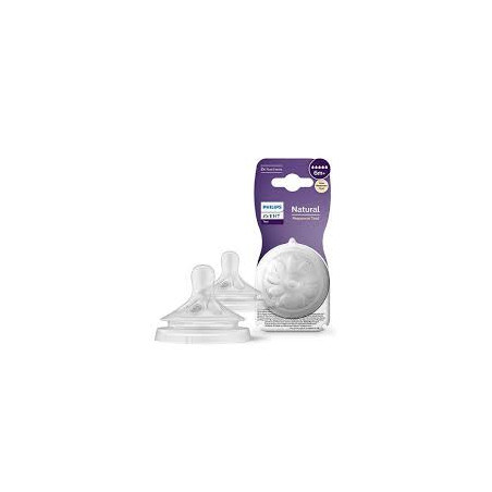AVENT 2 TETINE NATURAL 1M+ SCF 963/02