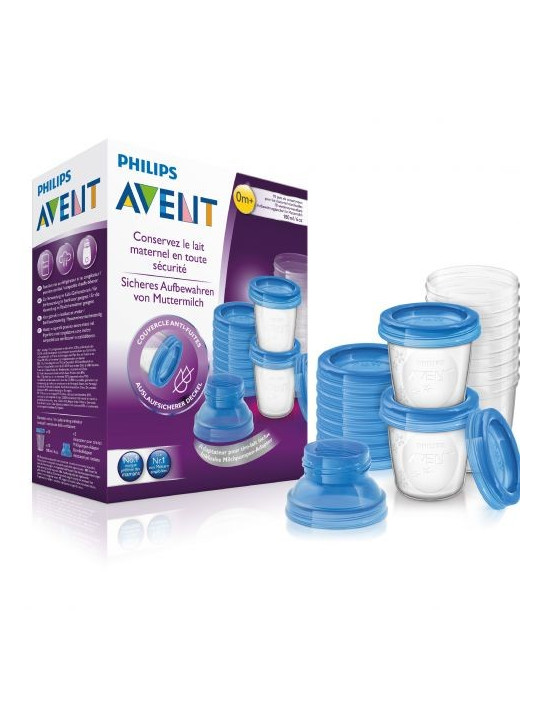 PHILIPS AVENT 10 POTS DE CONSERVATION DU LAIT...
