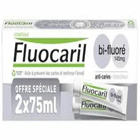 FLUOCARIL DENTIFRICE MENTHE BI-FLUORE 145MG 75ML *2