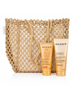NUXE - LAIT SOLAIRE SPF50+ + HUILE DE DOUCHE 200ML ET SAC...