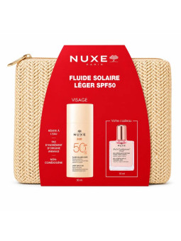 NUXE - FLUIDE SOLAIRE LEGER SPF50 + HUILE FLORALE ET...