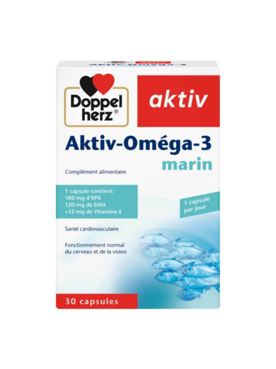 AKTIV OMEGA 3 MARIN 30 CAPSULES