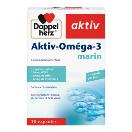 AKTIV OMEGA 3 MARIN 30 CAPSULES